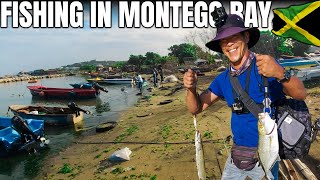 Fishing In Montego Bay Jamaica at Our Local Fisherman Beach Offers a Uniques a Experience [upl. by Jamil]