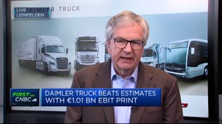 Daimler Truck CEO Were still expecting huge inflationary pressures on our costs [upl. by Batha]