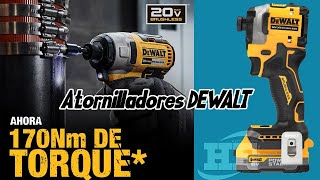 Atornilladores impacto 14 DEWALT [upl. by Dallis]