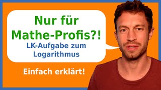 Natürlicher Logarithmus  Definitionsbereich Leistungskurs Mathe Abi 2024 [upl. by Imak268]