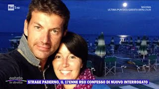 Strage Paderno nuovo interrogatorio al 17enne  Estate in diretta 03092024 [upl. by Maite]