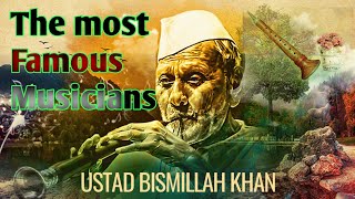 The famous Shehnai player  Ustad Bismillah Khan  musician [upl. by Aicillyhp]