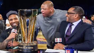 Damian Lillard joins NBA TV after winning 2024 NBA Cup Championship [upl. by Wasson]