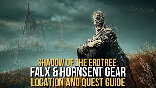 Shadow of The Erdtree Falx Weapon Location and Hornsent Quest [upl. by Oiceladni]