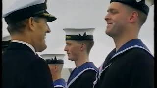 HMS Raleigh passing out parade 1989 Nelson 09 [upl. by Retsehc]