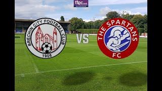 Brechin City FC v The Spartans FC 2nd leg playoff [upl. by Eatnwahs337]