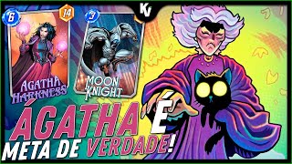 INSANO A CARTA MAIS MEME DA HISTÓRIA DO JOGO VIROU META AGATHA NÃO PERDOA NINGUÉM  MARVEL SNAP [upl. by Odnarb]