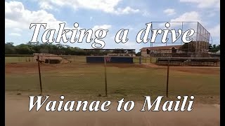 Taking a Drive Down from Waianae to Maili  360 [upl. by Uranie]