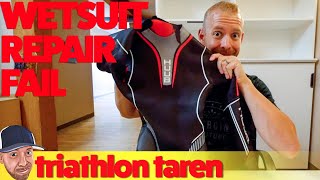 Triathlon Wetsuit Repair Disaster [upl. by Keriann]