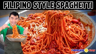 Filipino Style Spaghetti Recipe [upl. by Atiana]