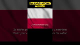 Poland National Anthem with Lyrics and Translates Part 01  Mazurek Dąbrowskiego [upl. by Kamaria]