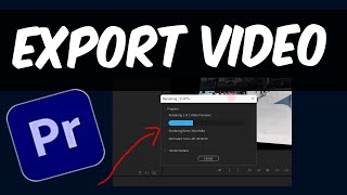 Adobe Premiere Pro 2024 How To Export With BEST Quality Settings [upl. by Emanuele]