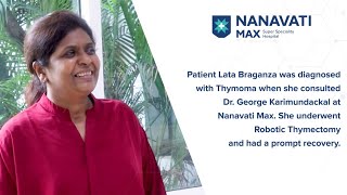 RobotAssisted Thymectomy For Thymoma │Patient Success Story │Nanavati Max Mumbai [upl. by Zurek]