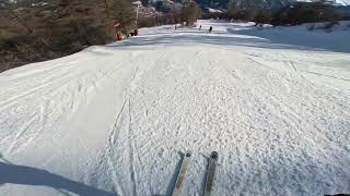 Serre chevalier piste rouge Grande Gargouille [upl. by Berkin]