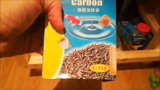 Como poner carbon activo en filtro acuario [upl. by Htevi770]