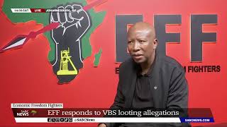 EXCLUSIVE  EFF leader Julius Malema on GNU and Progressive Caucus allegations of looting VBS [upl. by Hasseman]