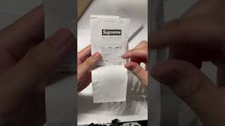 Unboxing the Supreme MM6 Maison Margiela Receipt Wallet supreme margiela unboxing wallet [upl. by Enoed241]