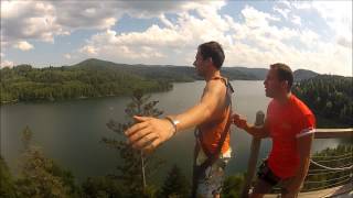 GoPro Saut à lélastique  Pays des Lacs Pierre Percée [upl. by Natsud]