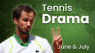 Tennis Angry Moments amp Drama  June amp July 2023 [upl. by Eniamrahs]