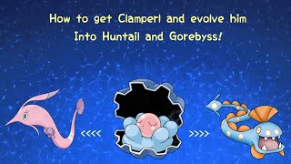 WHERE TO FIND CLAMPERL AND HOW TO EVOLVE IT POKEMON BRICK BRONZE [upl. by Dnomed]