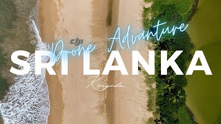 Drone View Of Sri Lankas Kosgoda Beach A Tranquil Coastal Paradise [upl. by Aneri]