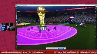 TUTORIAL PARA INSTALAR DREAM PATCH V4 PES 2021MUNDIAL QATAR 2022 Y LO PROBAMOS CPY O NO ORIGINAL [upl. by Aribold]