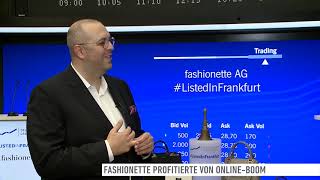 Mitten im Börsenabsturz Fashionette geht an die Börse  Mit Zugeständnissen [upl. by Gorski]