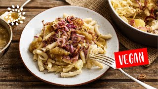 Älplermagronen Rezept  Vegan  VEGANE Älplermagronen [upl. by Lalo]