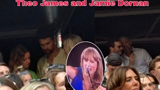 Theo James and Jamie Dornan attend Taylor Swifts Eras Tour in London [upl. by Aselehc]