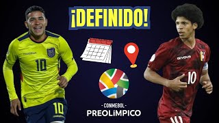 ¡CONFIRMADO CONMEBOL anunció FECHA y SEDES para el PREOLÍMPICO en VENEZUELA 🔥⚽🍷 [upl. by Sillad671]