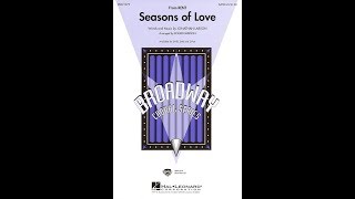 Seasons of Love SATB Choir  Arranged by Roger Emerson [upl. by Nurav]