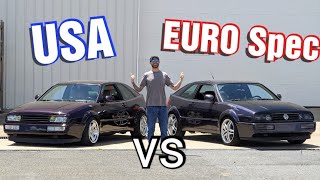 EURO Spec VW Corrado Differences [upl. by Arutnev309]