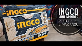 INGCO MINI GRINDER MOTOTOOL UMG13328 [upl. by Sirap]