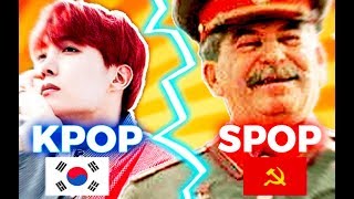 KPOP vs SPOP Soviet Pop [upl. by Beshore]