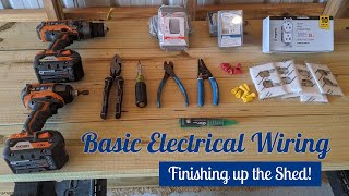 Basic electrical wiring 101 Shed Outlets [upl. by Nomis]