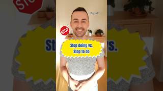 Stop doing vs Stop do The same or different learnenglish englishtutor [upl. by Morra969]