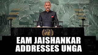 Live EAM S Jaishankar addresses the 78th annual United Nations General Assembly session [upl. by Giacomo]