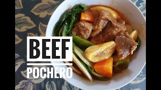 Beef Pochero  Pocherong Baka  Lutong Pinoy [upl. by Fortunato]