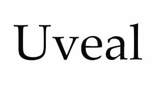 How to Pronounce Uveal [upl. by Isidore]