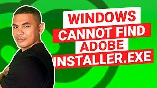 How to fix windows cannot find Adobe Installer with Hindi subtitle [upl. by Nylarac]