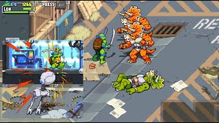 Teenage Mutant Ninja Turtles Shredders Revenge Radical Reptiles Gameplay Part 11 No Commentary [upl. by Ailegna345]