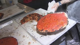 Ninth annual Apizza Feast brings crowds to downtown New Haven [upl. by Sema]