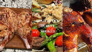 Spatchcock Turkey Smoked [upl. by Ivatts]