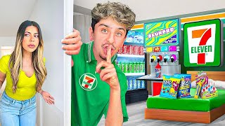 I Built a SECRET 7Eleven in my House [upl. by Lauhsoj]