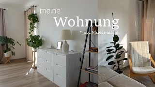 ROOMTOUR meine MINIMALISTISCHE Wohnung  Update  künftige Änderungen [upl. by Intihw149]