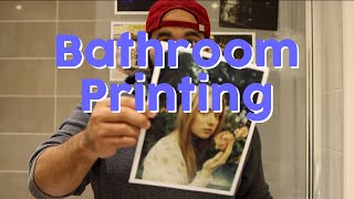 Darkroom Printing in my Bathroom plus a HUGE SURPRISE [upl. by Michey]