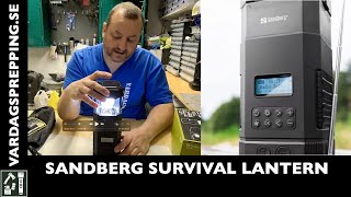 Anders testar Sandberg Survival Lantern AllIn1 10000 [upl. by Lerraf]