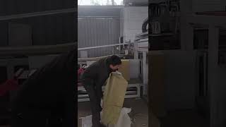 PURockwool Decorative sandwich wall panel production line manufacture factory productionline [upl. by Florinda606]