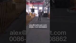 Steel induction melting furnace  Foundry melting furnace  induction furnace [upl. by Ixela89]