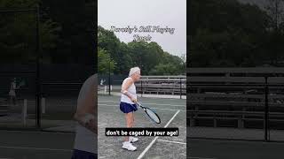 Still Playing Tennis at 98 proaging agepositive ageisjustanumber [upl. by Nniroc]